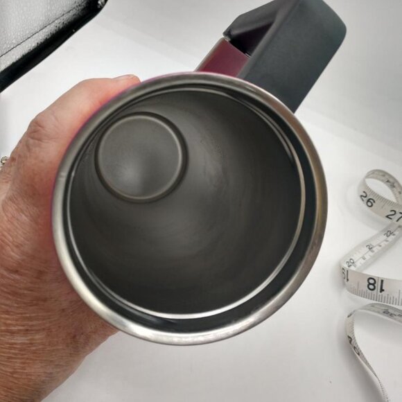 Starbucks Magenta Vacuum Stainless Steel Tumbler Clip on Handle 16 OZ Thermos - Picture 7 of 9